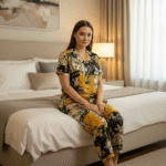 3 Part Shirt Pant Nightwear - Image 3